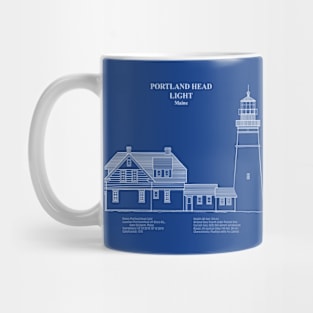 Portland Head Light Lighthouse - Maine - ADpng Mug